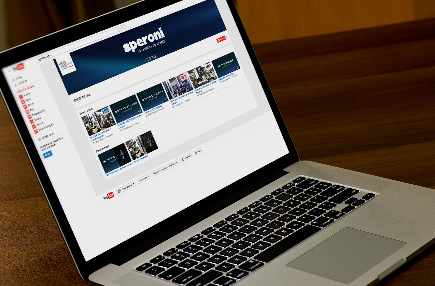 Speroni • You Tube channel